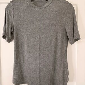 SHEIN Heather Gray Short Sleeve Tee
